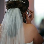 bride on phone for MM blog